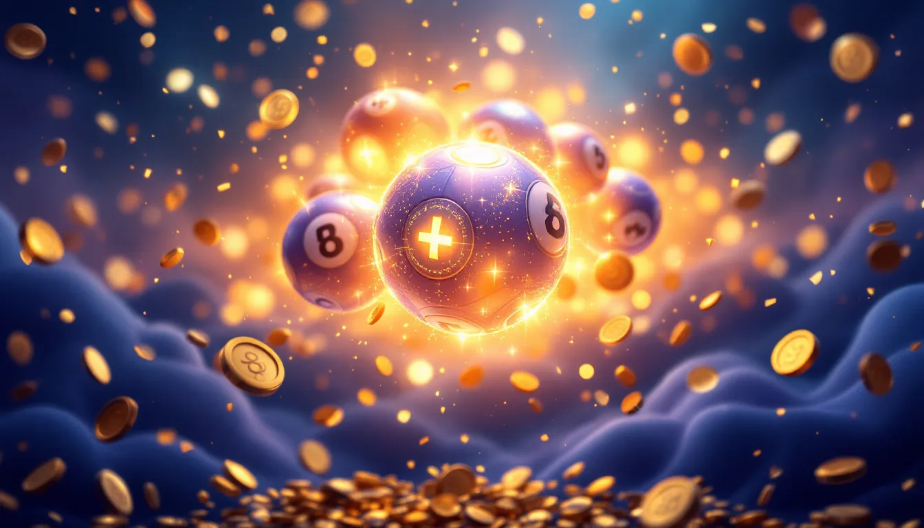 Illustration of the US Powerball jackpot at an estimated $516 Million.